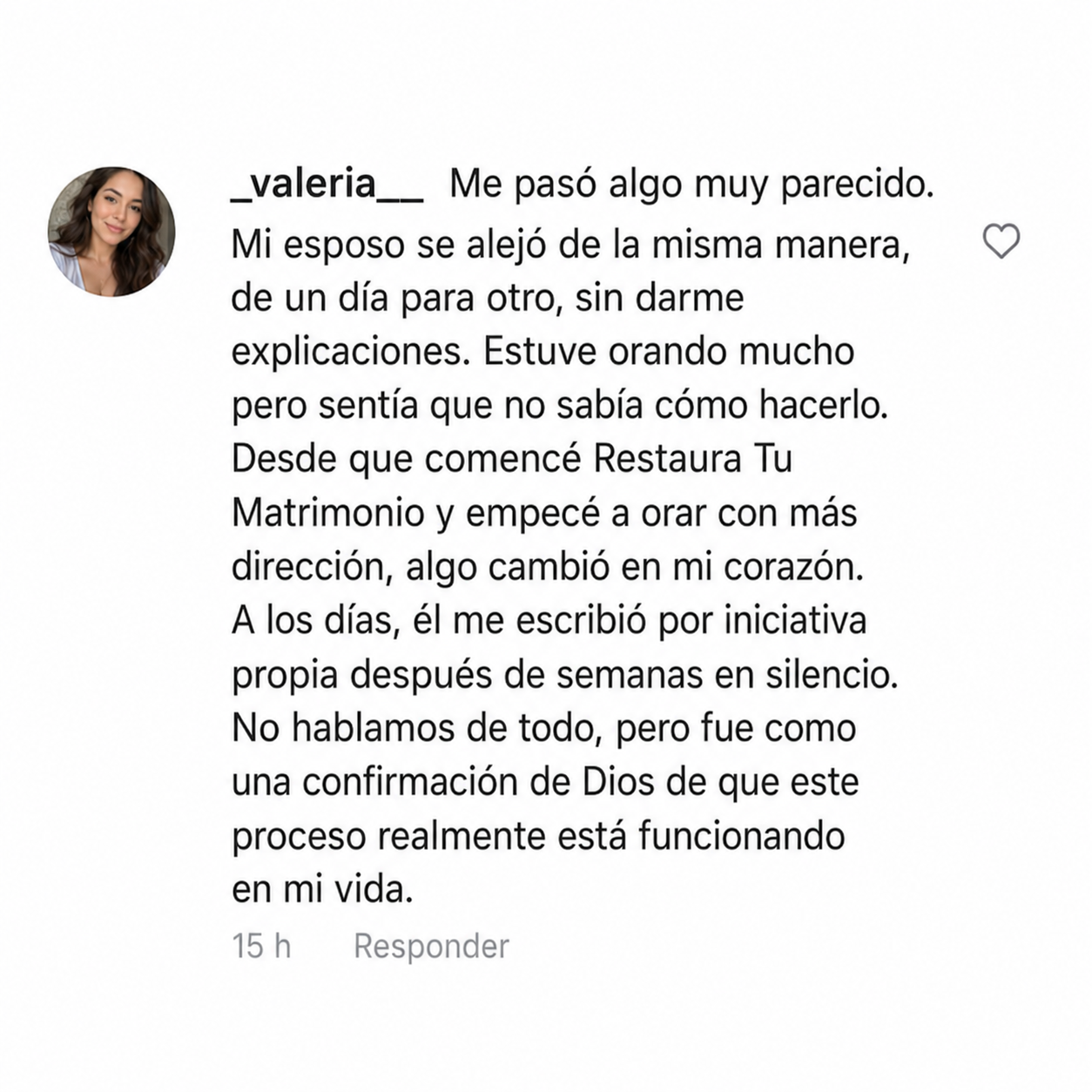 Testimonio de Valeria